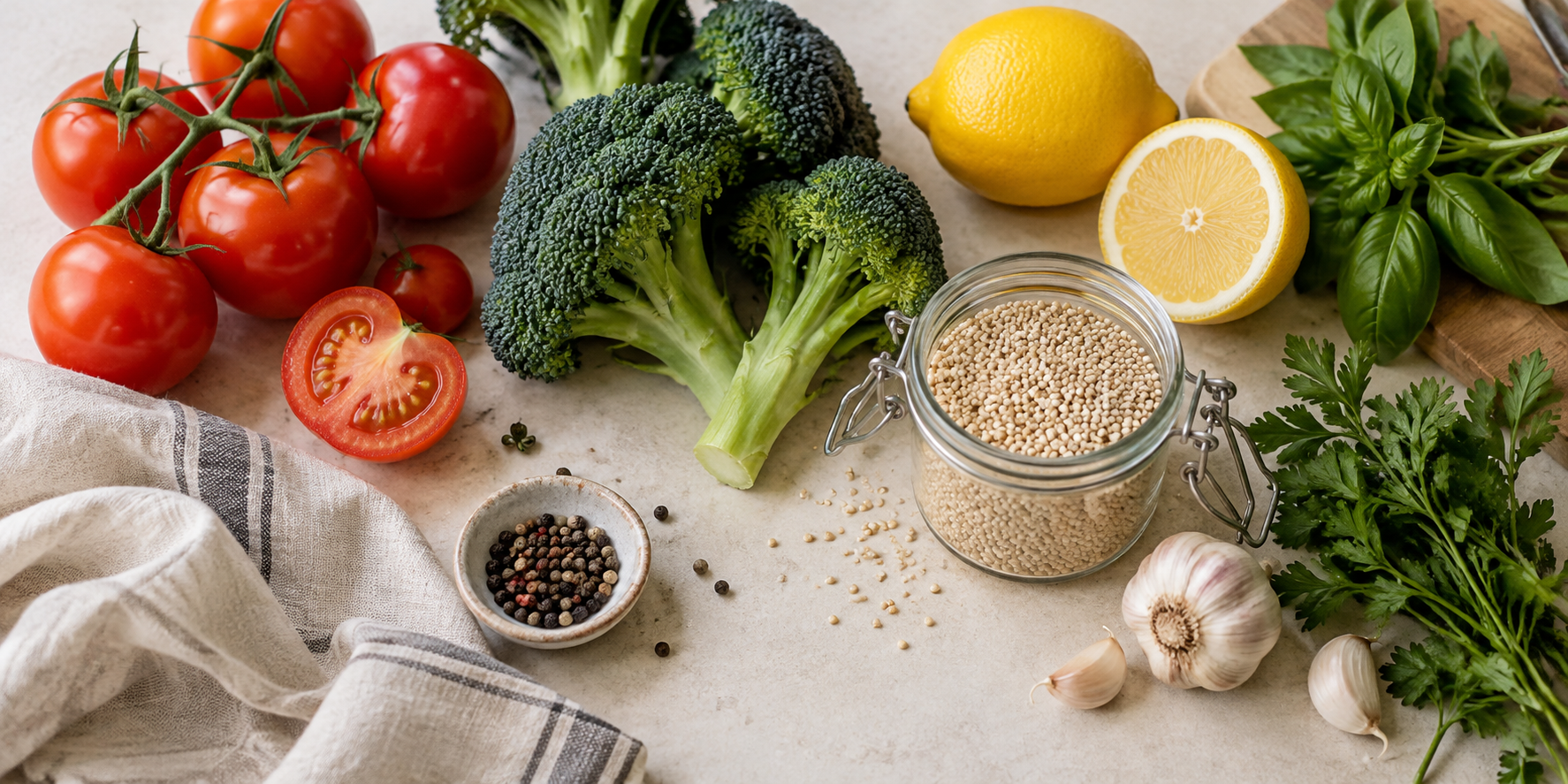 Свежие продукты для домашнего меню